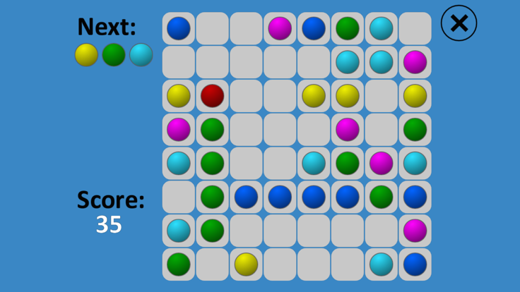 Color Lines Touch游戏截图