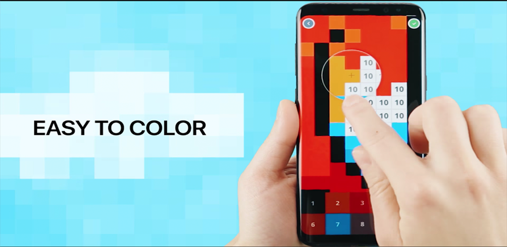 按数字颜色 - 沙盒像素着色书游戏截图