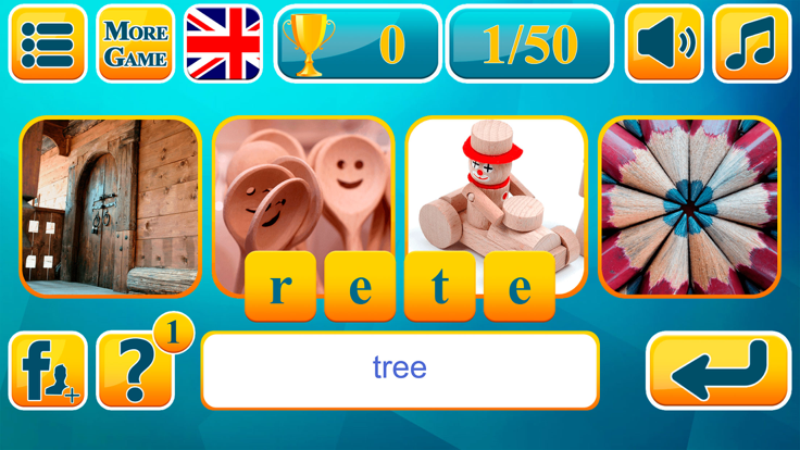 4 pictures 1 word游戏截图