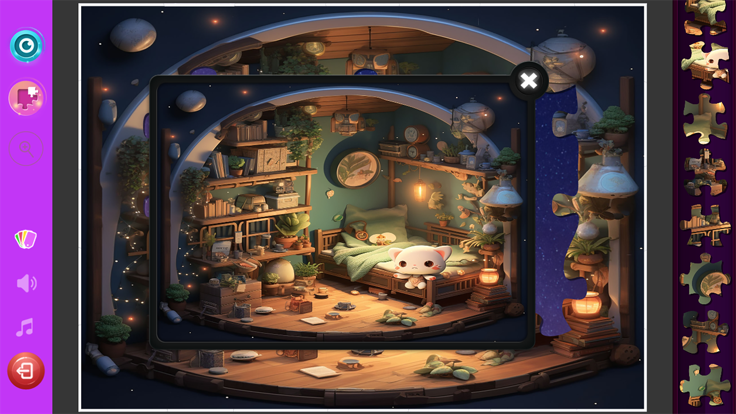 Gacha Puzzle Jigsaw: Room idea游戏截图