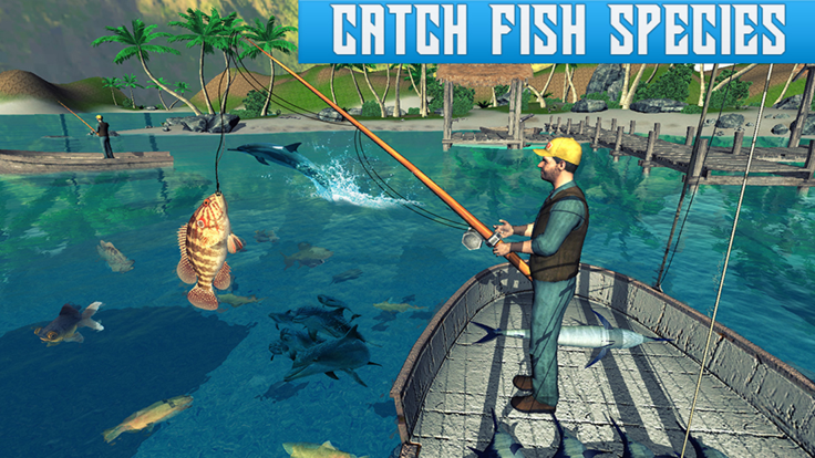 Boat Fish Hunting : Fish Clash游戏截图