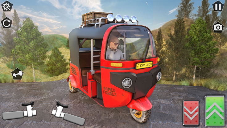 Auto Rickshaw Driving Games 3D游戏截图