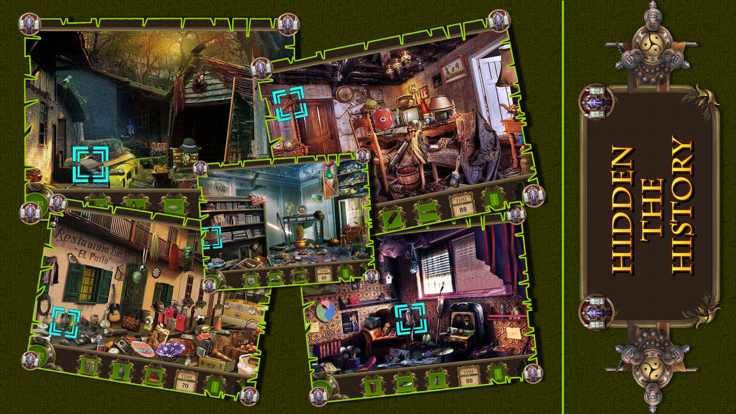 Hidden The History : 250 Hidden Objects Game游戏截图