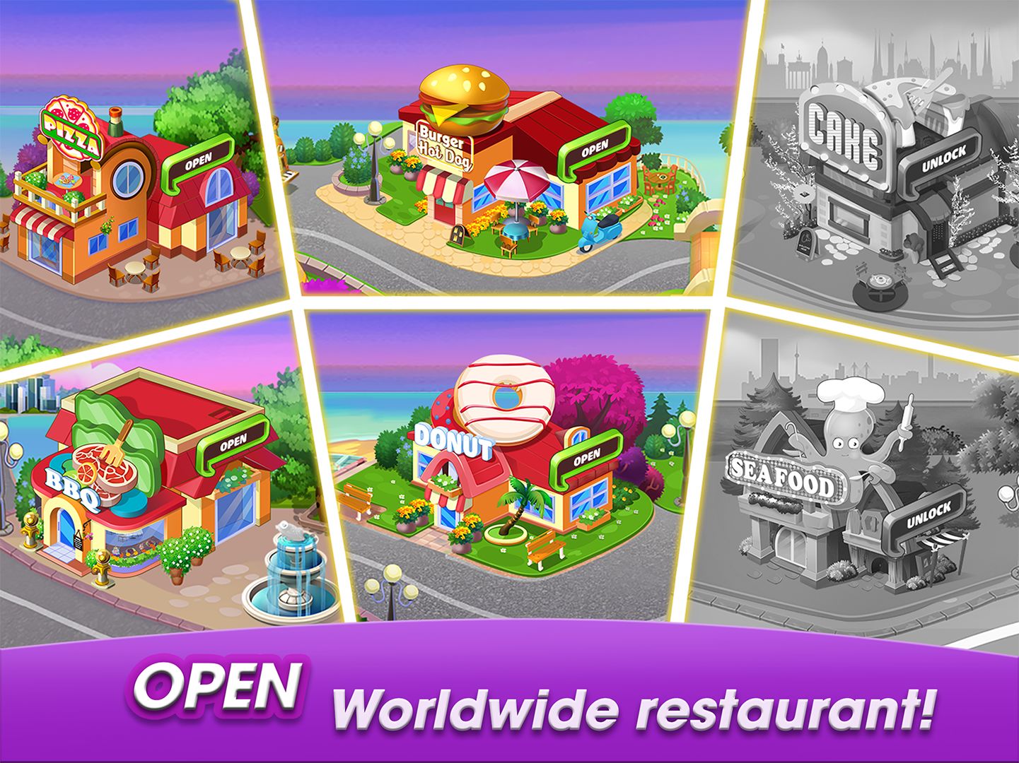 Screenshot of Cooking World: Cook,Serve in Casual & Design Game!