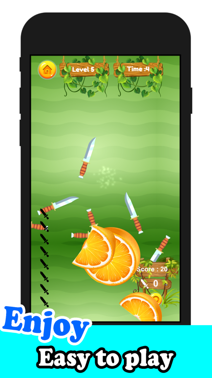 Knife Hit Fruits游戏截图