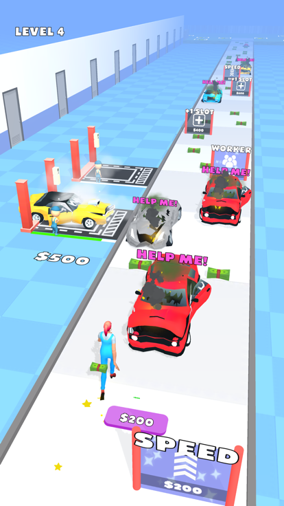 Car Factory Run游戏截图