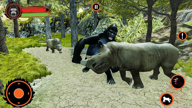 巨人 大脚怪 大猩猩 横冲直撞游戏截图