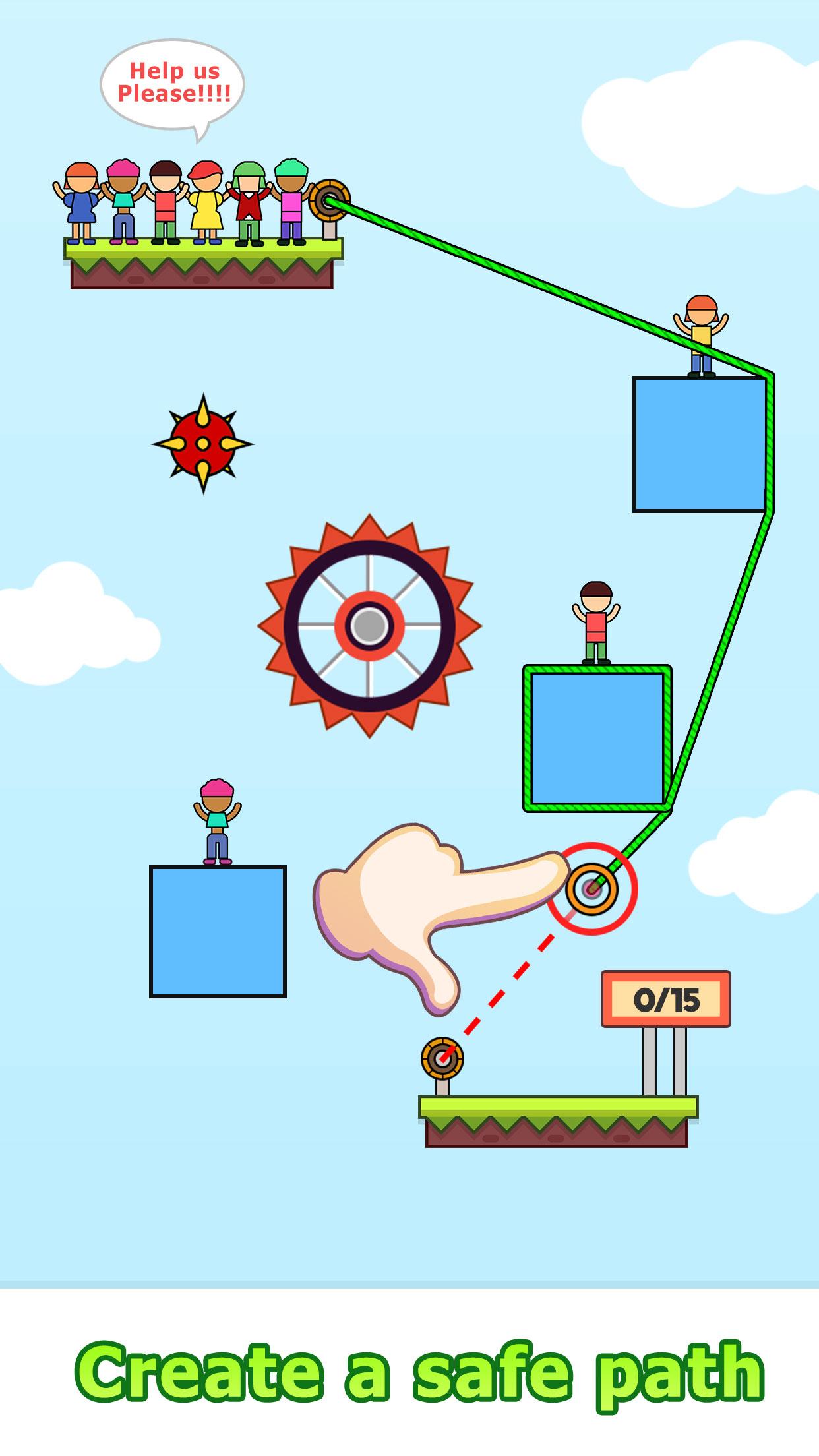 Rope Hero : Puzzle Physics Game游戏截图