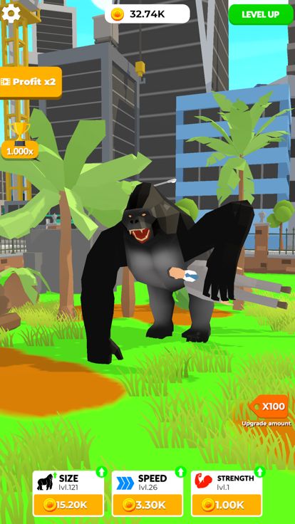 Idle Gorilla: Evolution Empire游戏截图
