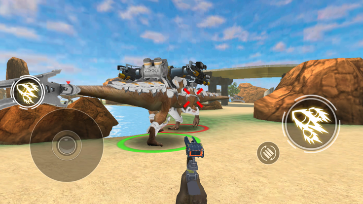 恐龙大作战：机甲霸王龙来袭！游戏截图