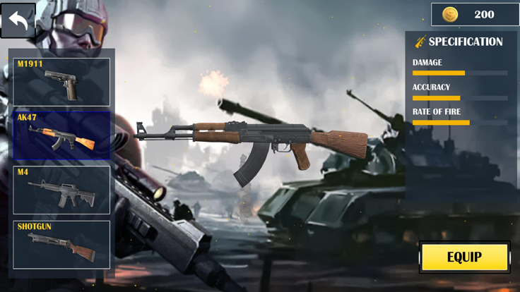 Modern War: Military Gamez游戏截图