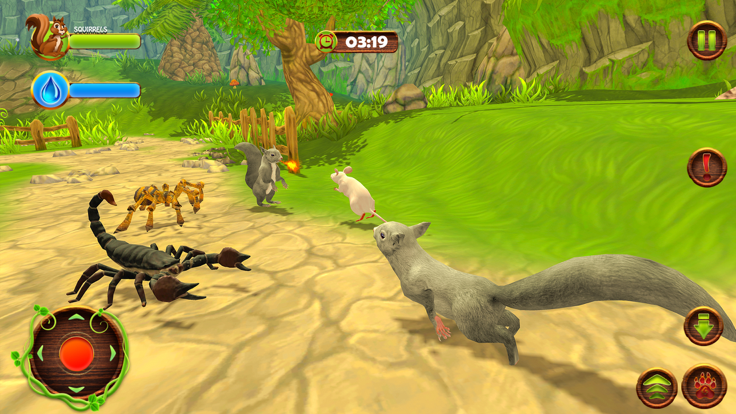 松鼠 生存 模拟器游戏截图