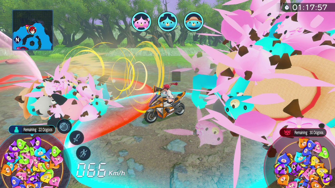 Neptunia Riders VS Dogoos游戏截图