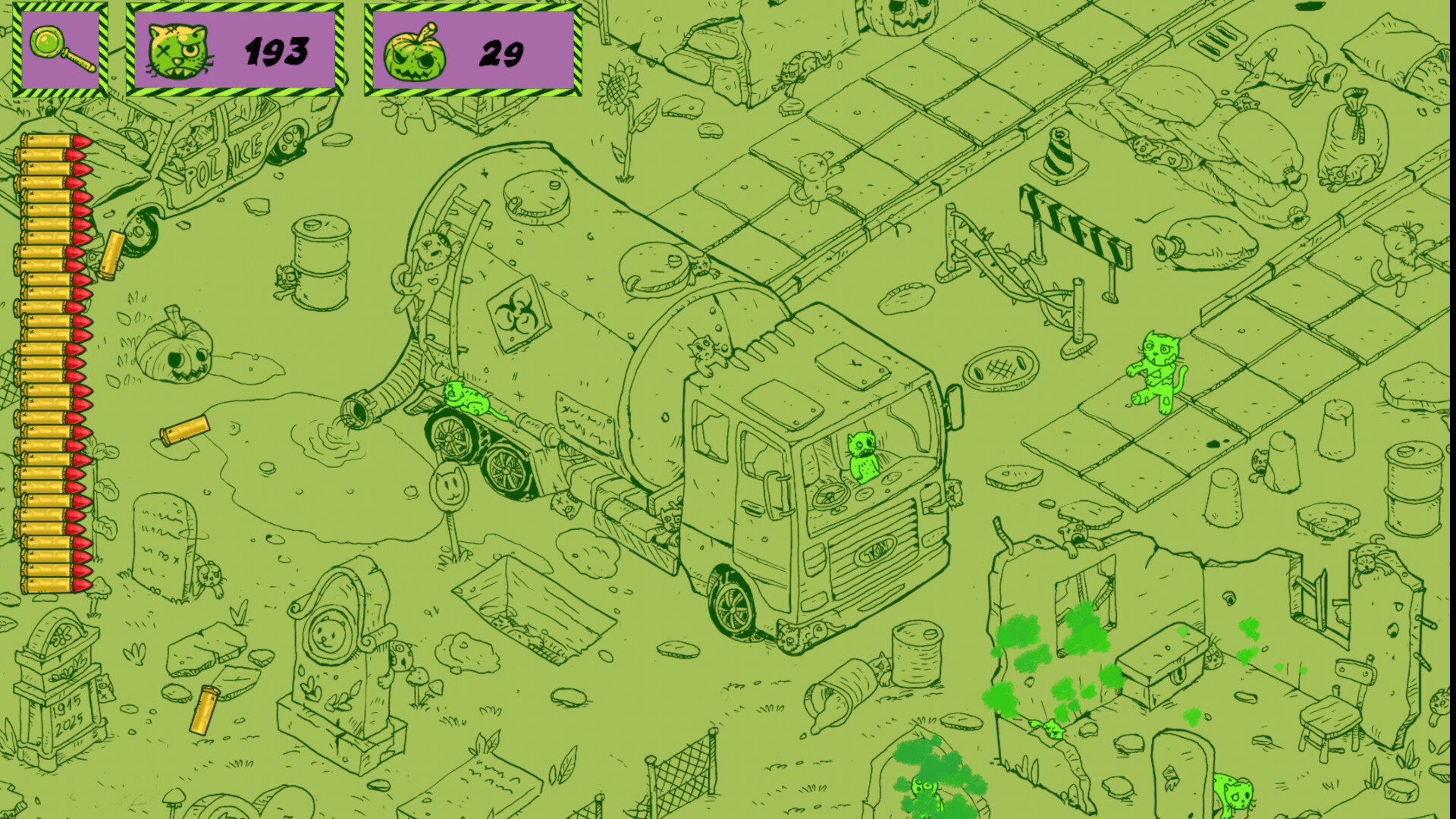 Hidden Cats : Zombie Hunter游戏截图