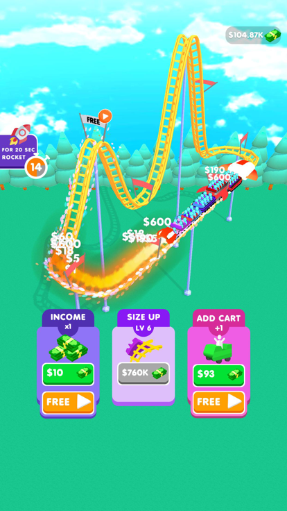 Ride Clicker Idle游戏截图