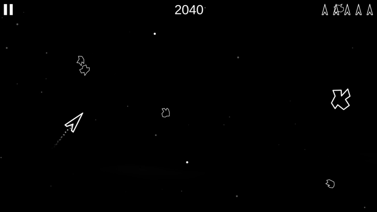 Asteroids -retro space shooter游戏截图