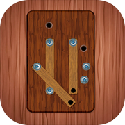 Wood Nuts Screw & Bolts Puzzle