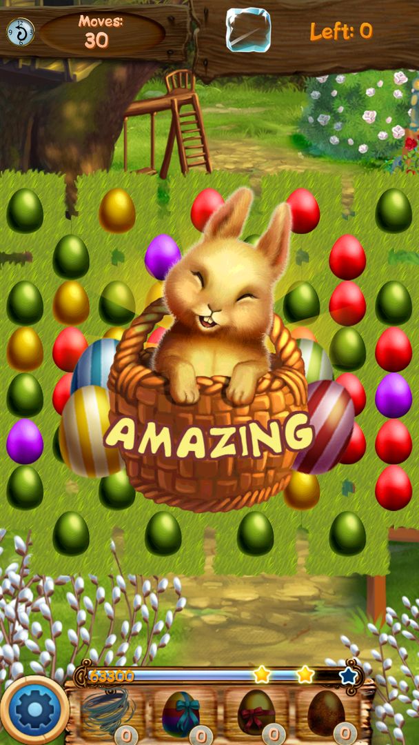 復活節彩蛋蓬鬆的兔子互換遊戲截圖
