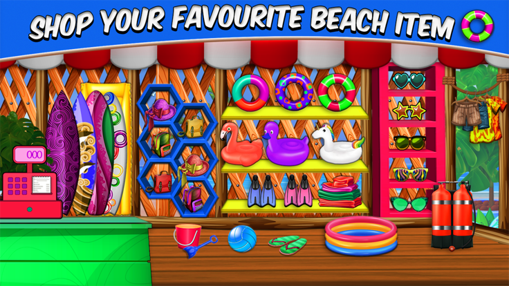 我的假装海滩派对乐趣游戏截图
