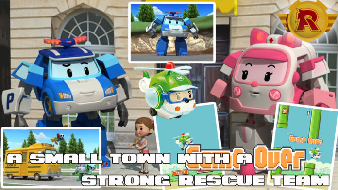 Robocar Poli 2014 - Helly Tiny helicopter - Kids Game游戏截图