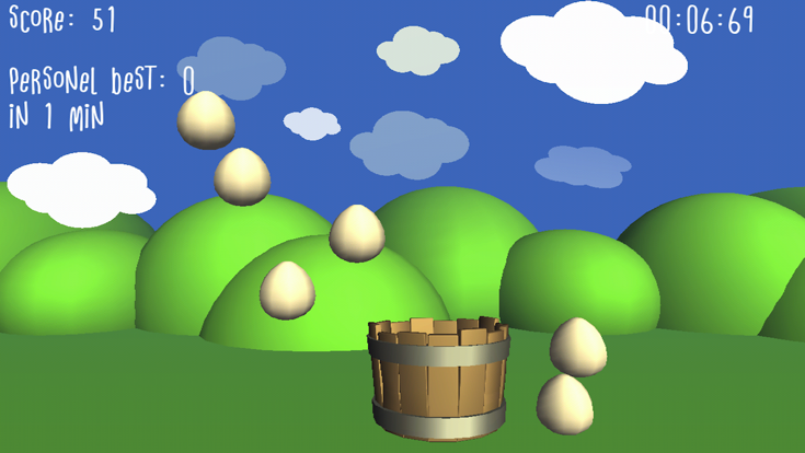 Egg Splash - Touch & Catch Focus Game App for iOS游戏截图