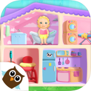 甜美小女孩玩偶之家 - 游戏，照顾 & 就寝时间