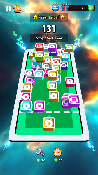 Grand Cube 2048: Merge Game游戏截图