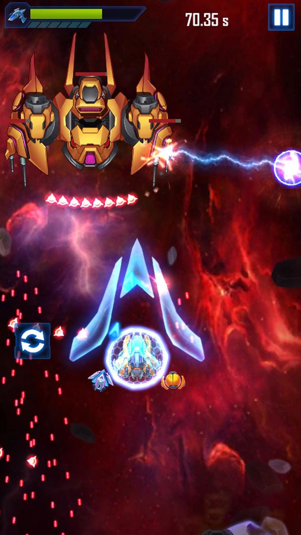 Screenshot of Wind Wings: Space Shooter - Galaxy Attack