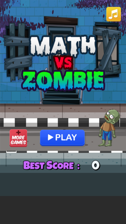 Math vs. Zombies : Math Games游戏截图