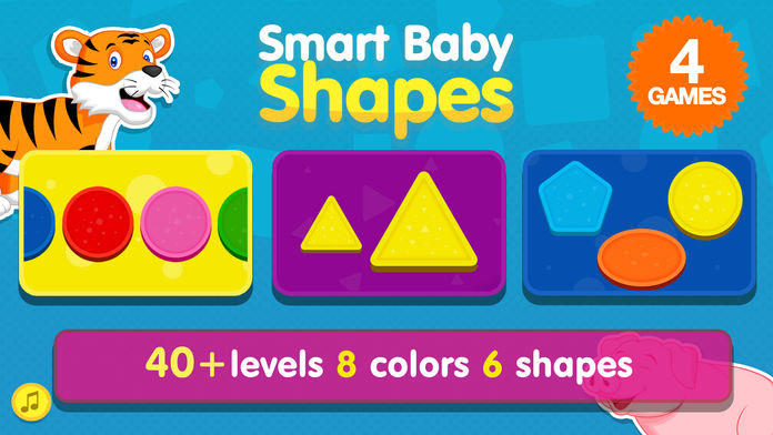 Smart Baby Shapes: Learning games for toddler kids游戏截图
