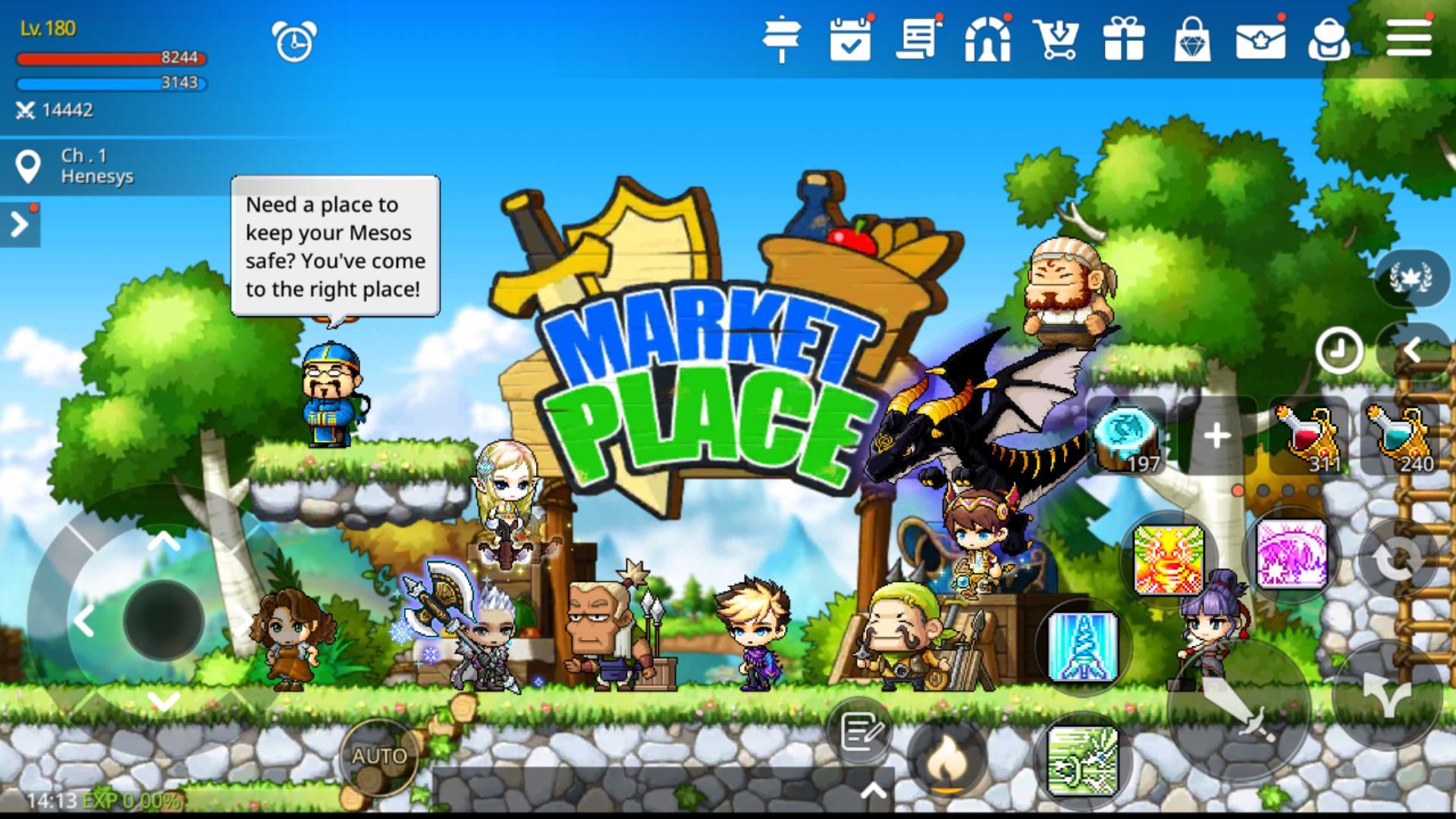 Screenshot of MapleStory M - Open World MMORPG