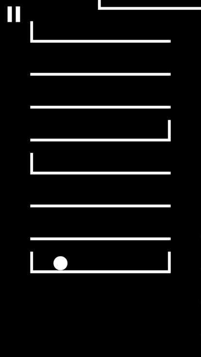 跳跃的白球游戏截图