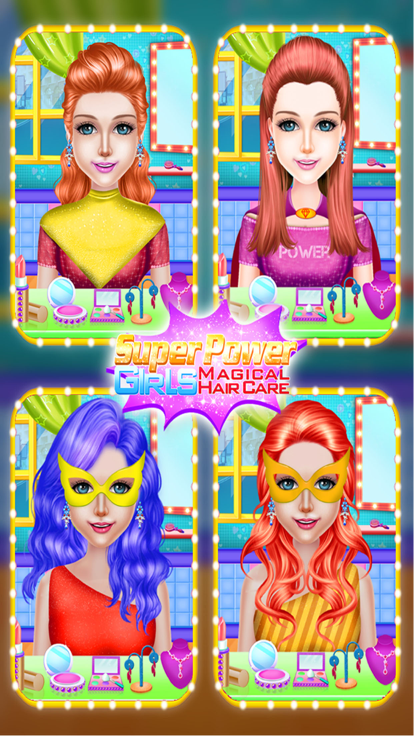 Super Power Girls Magical Hair游戏截图