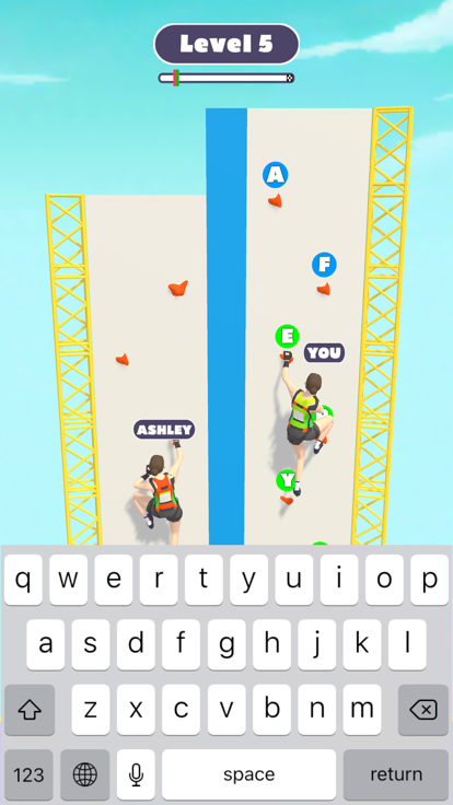 Type Climb!游戏截图