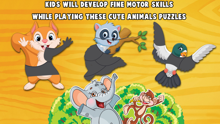 My First Animals Puzzle Games For Toddlers游戏截图