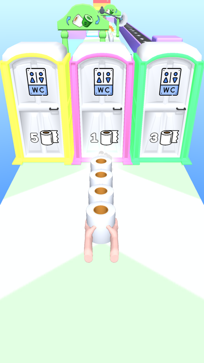 Toilet Roll Stack游戏截图