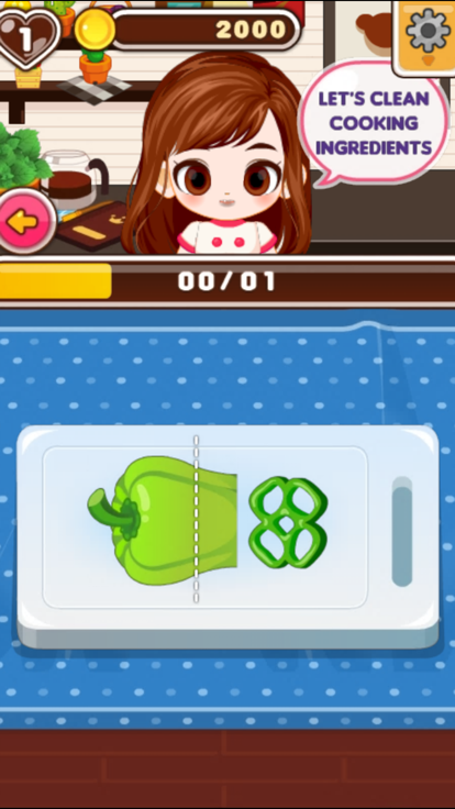 宝宝做牛排：儿童游戏做饭大全的美女餐厅游戏游戏截图