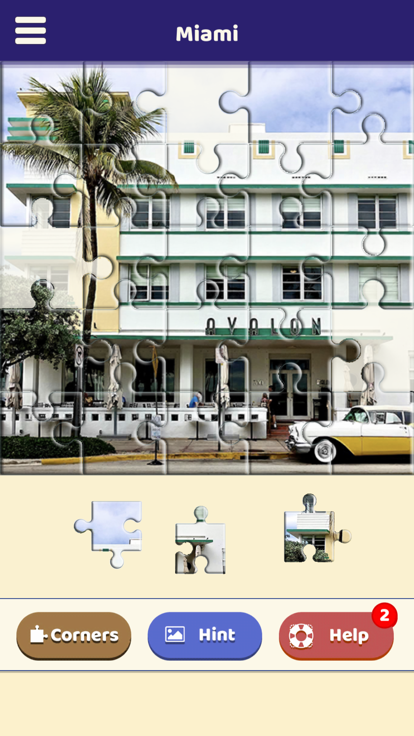 Miami Sightseeing Puzzle游戏截图