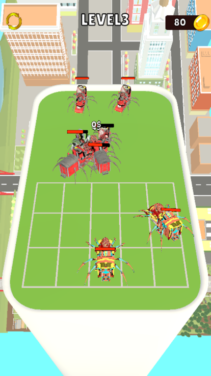 Merge Toilet Spider Monster游戏截图