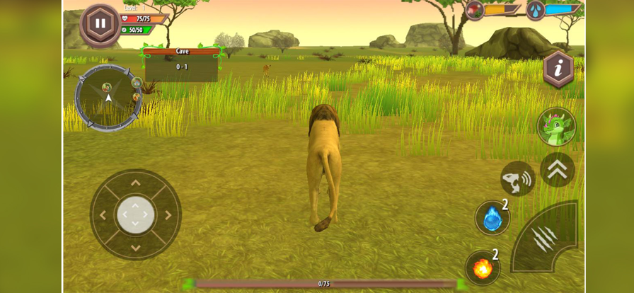 Beast Lion Animal Simulator 3D游戏截图