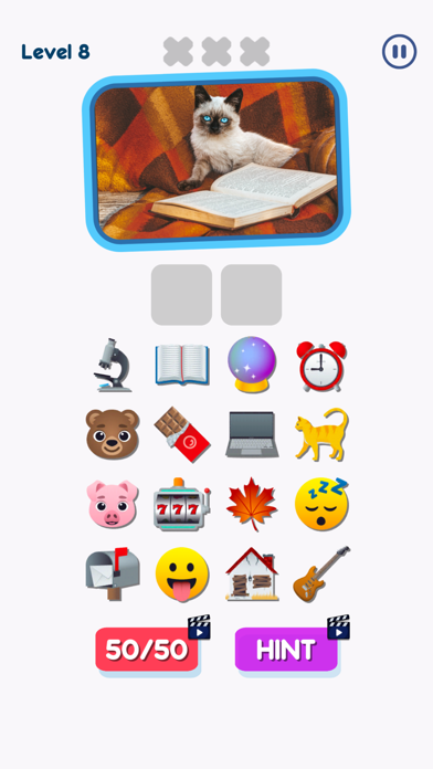 表情符号猜猜乐 (Emoji Guess Puzzle)游戏截图