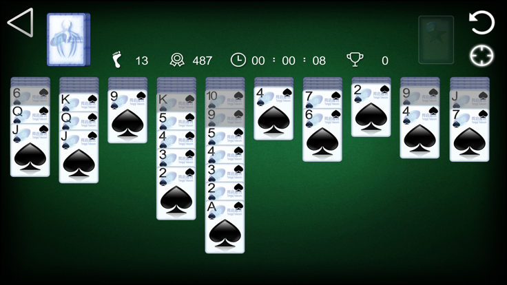 蜘蛛纸牌 SpiderCard游戏截图