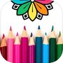 秘密花园: 成人休闲涂色书 (儿童画画图板 涂鸦游戏)icon