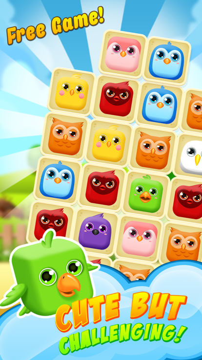 爆破小鸟方块消消乐游戏截图