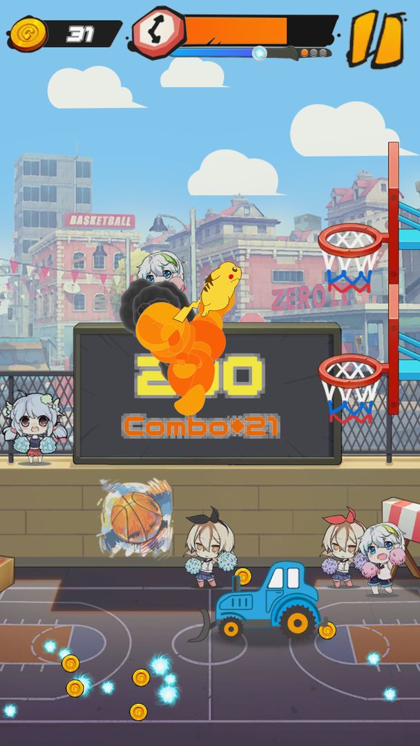 Screenshot of 爆火篮球