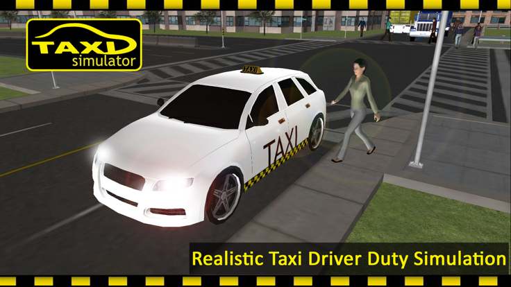3D Taxi Simulator - Public transport service & parking stand simulation game游戏截图