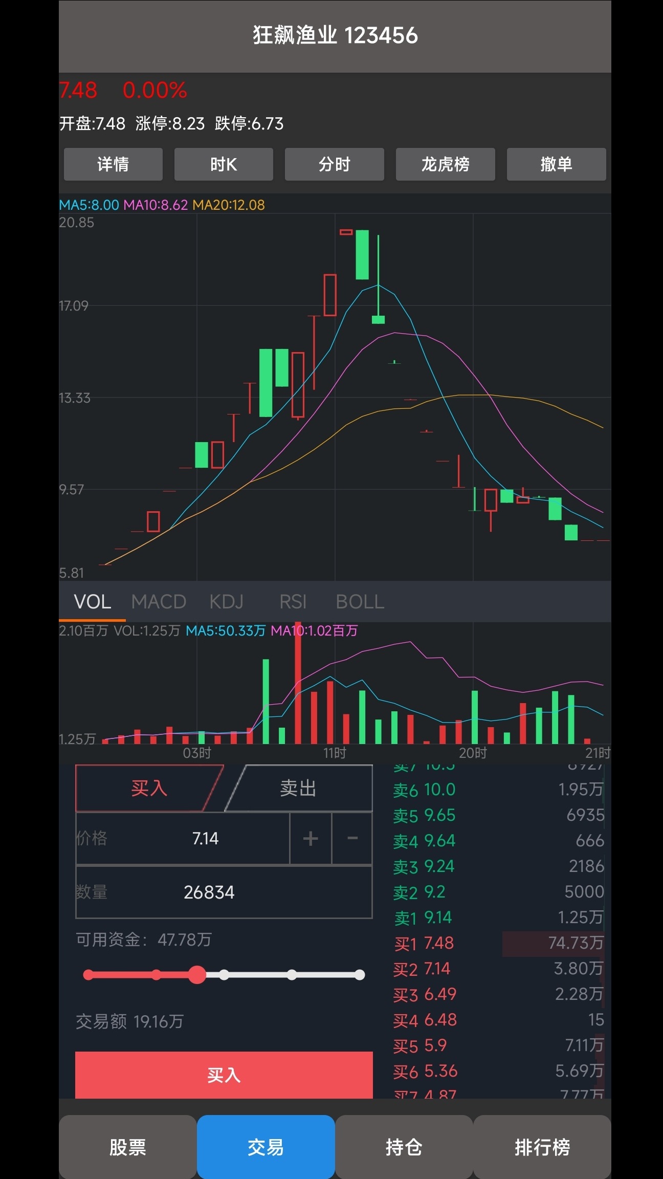 真实炒股（TapTap测试版）游戏截图