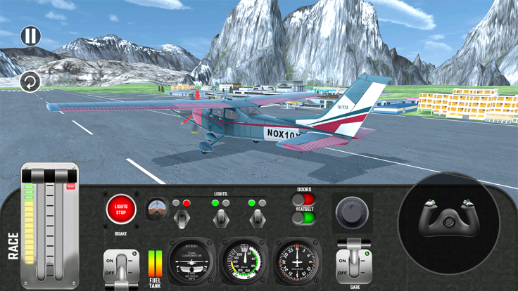 Flight Plane Pilot Simulator游戏截图