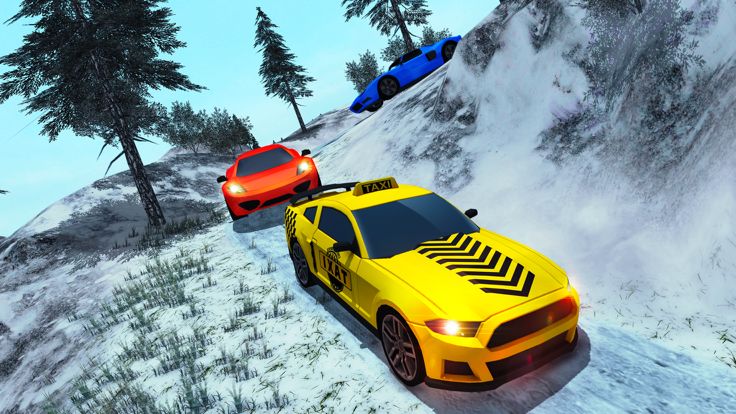 现代疯狂的出租车司机:小山驾驶模拟游戏截图