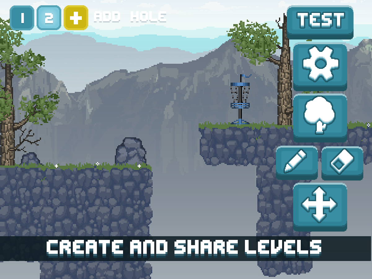 Pixel Disc Golf 2游戏截图